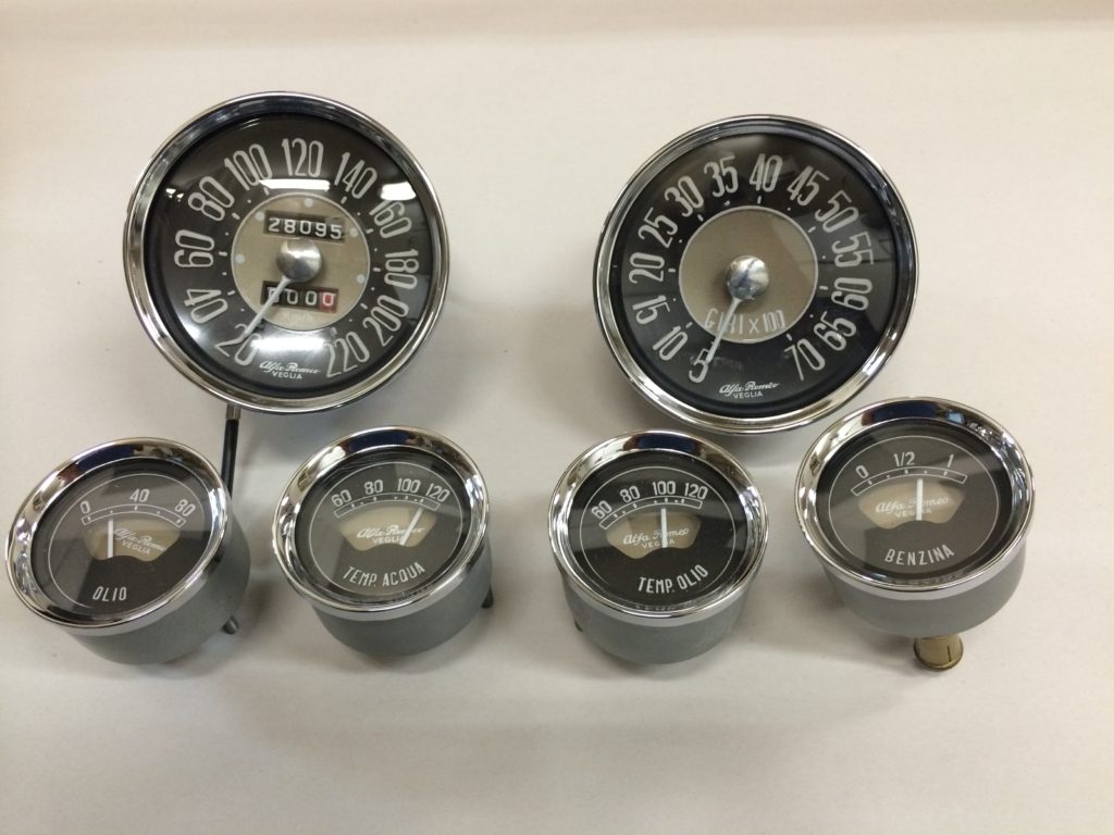 Restored speedometers with large numbers