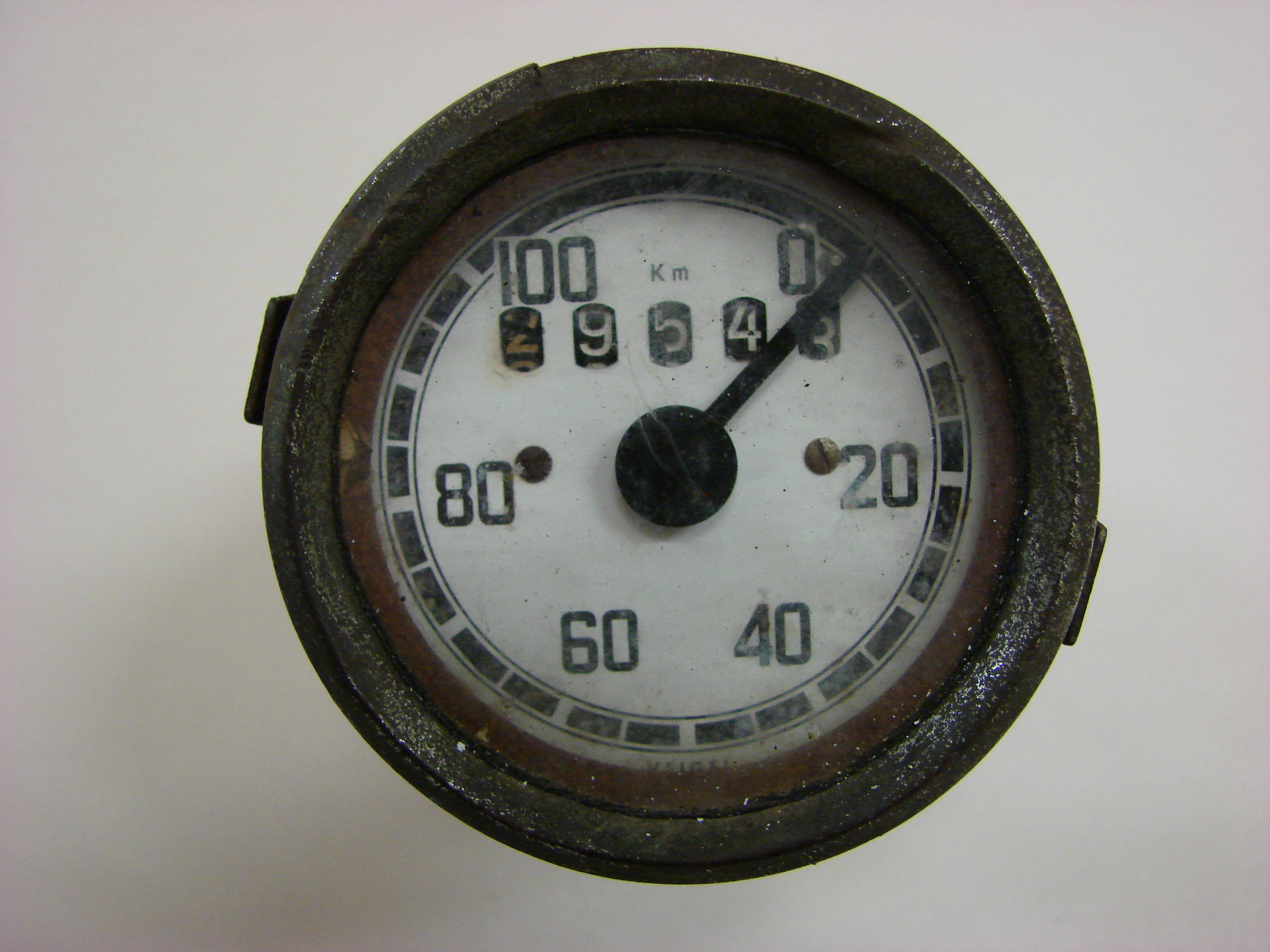 Antique speedometer