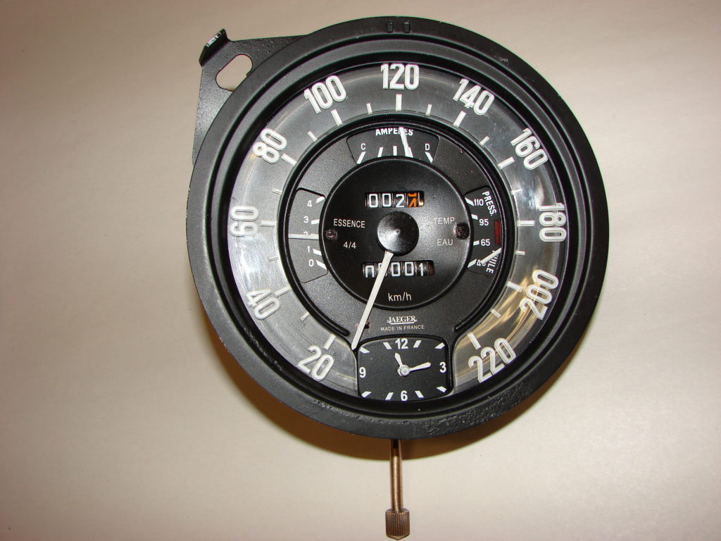 Clean and polished speedometer