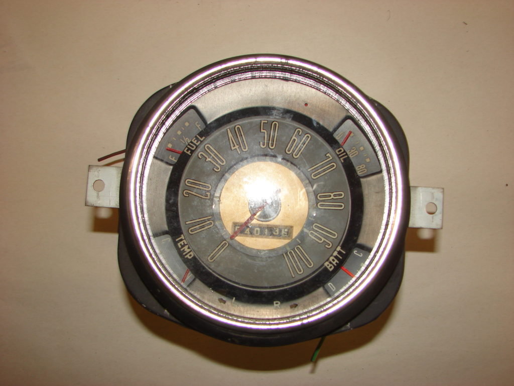Old speedometer with a unique design