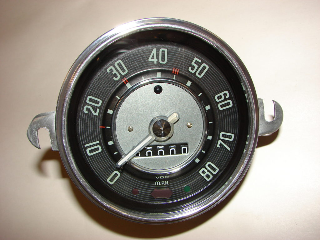 Cleaned small basic speedometer